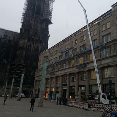 Fassadenarbeiten in Köln