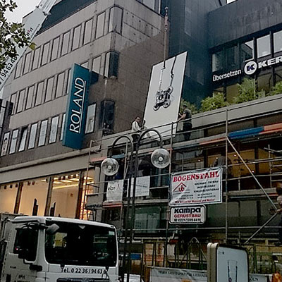 Vakuumhebeanlage im Einsatz