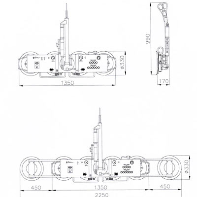 Abmessungen DSKE2-12V